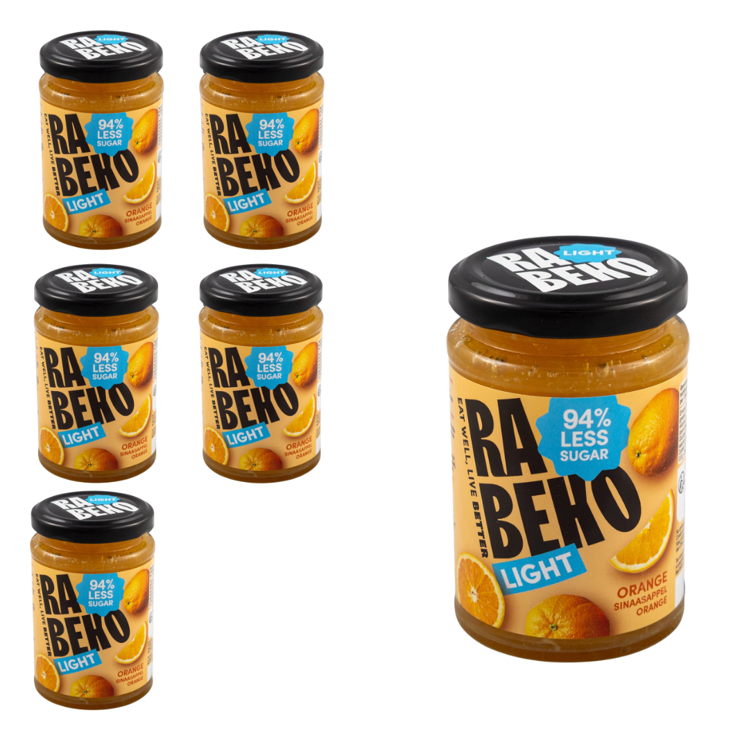 6 x Light Marmelade Orangen Rabeko