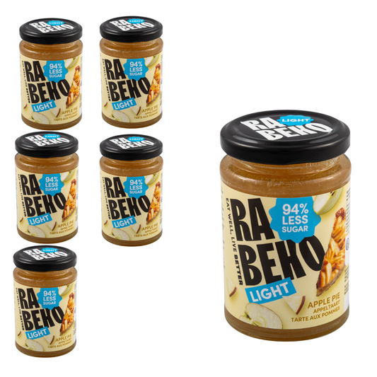 6 x Light Marmelade Apfelkuchen Rabeko