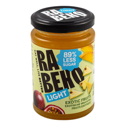 6 x Light Marmelade Exotische Früchte Rabeko