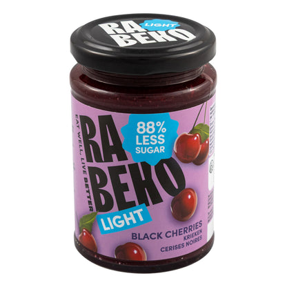 6 x Light Marmelade Sauerkirschen Rabeko