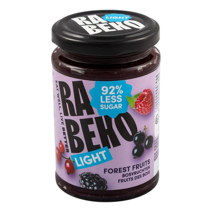 6 x Light Marmelade Waldfrüchte Rabeko